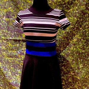 Blue Striped Dress